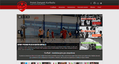 Desktop Screenshot of korfball.pl