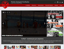 Tablet Screenshot of korfball.pl