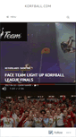 Mobile Screenshot of korfball.com