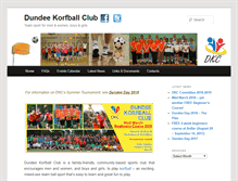 Tablet Screenshot of dundee.korfball.org.uk